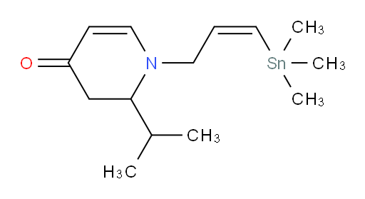 (Z)-2-isopropyl-1-(3-(trimethylstannyl)allyl)-2,3-dihydropyridin-4(1H)-one