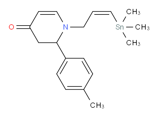 (Z)-2-(p-tolyl)-1-(3-(trimethylstannyl)allyl)-2,3-dihydropyridin-4(1H)-one