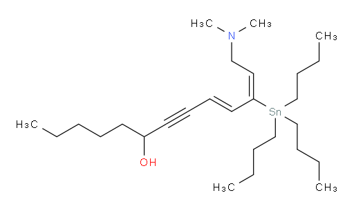 (9E,11E)-13-(二甲胺基)-11-(三丁基锡基)十三-9,11-二烯-7-炔-6-醇