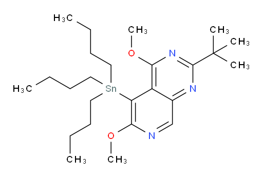 2-(叔丁基)-4,6-二甲氧基-5-(三丁基锡基)吡啶并[3,4-d]嘧啶