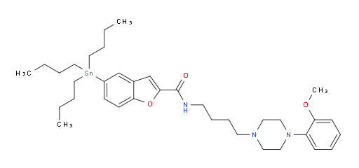N-(4-(4-(2-methoxyphenyl)piperazin-1-yl)butyl)-5-(tributylstannyl)benzofuran-2-carboxamide