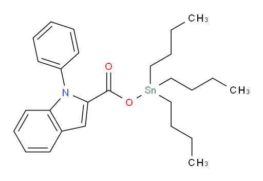 tributylstannyl 1-phenyl-1H-indole-2-carboxylate