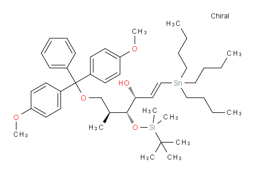 (3R,4R,5S,E)-6-(bis(4-methoxyphenyl)(phenyl)methoxy)-4-((tert-butyldimethylsilyl)oxy)-5-methyl-1-(tributylstannyl)hex-1-en-3-ol