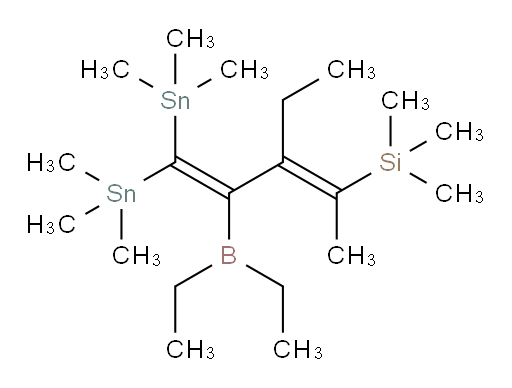 (E)-(4-(diethylboryl)-3-ethyl-5,5-bis(trimethylstannyl)penta-2,4-dien-2-yl)trimethylsilane