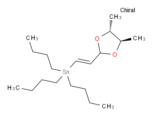 三丁基((E)-2-((4R,5R)-4,5-二甲基-1,3-二氧杂环戊烷-2-基)乙烯基)锡烷