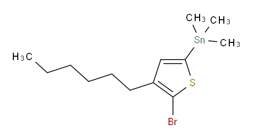 (5-bromo-4-hexylthiophen-2-yl)trimethylstannane