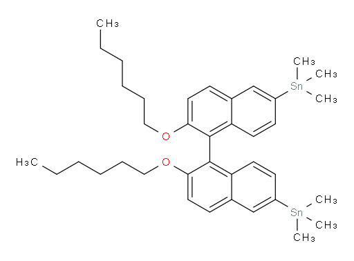(S)-(2,2'-双(己氧基)-[1,1'-联萘]-6,6'-二基)双(三甲基锡烷)