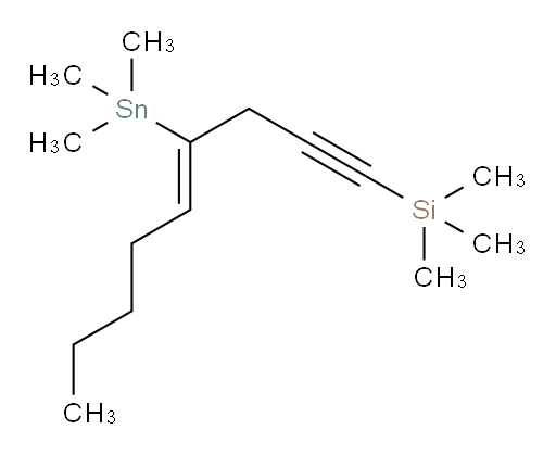 (Z)-trimethyl(4-(trimethylstannyl)non-4-en-1-yn-1-yl)silane