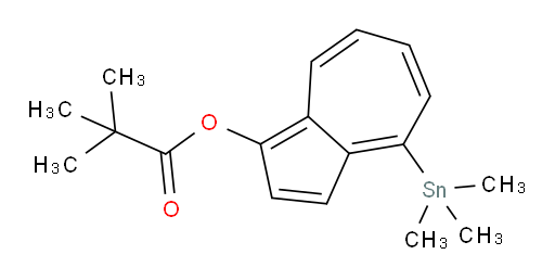 4-(trimethylstannyl)azulen-1-yl pivalate