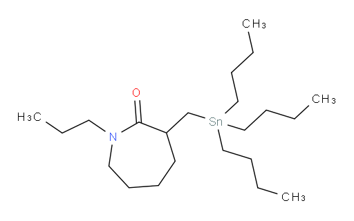 1-propyl-3-((tributylstannyl)methyl)azepan-2-one
