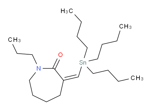 (Z)-1-propyl-3-((tributylstannyl)methylene)azepan-2-one