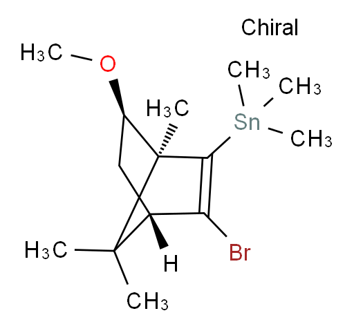 ((1S,4S,6R)-3-溴-6-甲氧基-1,7,7-三甲基双环[2.2.1]庚-2-烯-2-基)三甲基锡烷