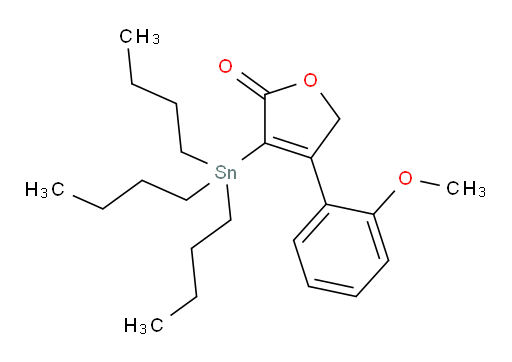 4-(2-甲氧基苯基)-3-(三丁基锡基)呋喃-2(5H)-酮