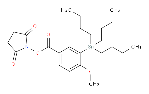 2,5-dioxopyrrolidin-1-yl 4-methoxy-3-(tributylstannyl)benzoate