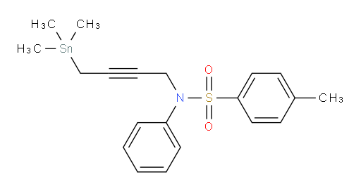 4-甲基-N-苯基-N-(4-(三甲基锡基)丁-2-炔-1-基)苯磺酰胺