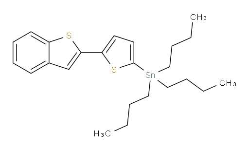 (5-(苯并[b]噻吩-2-基)噻吩-2-基)三丁基锡烷