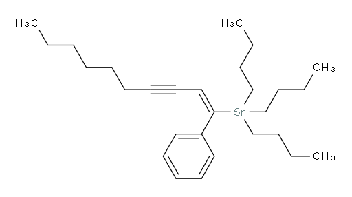 (E)-三丁基(1-苯基癸-1-烯-3-炔-1-基)锡烷