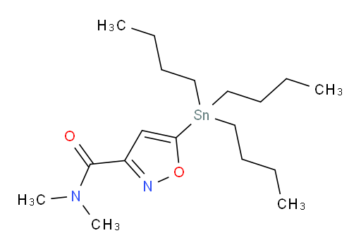 N,N-二甲基-5-(三丁基锡基)异噁唑-3-甲酰胺