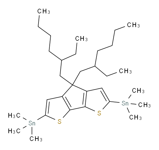 1,1′-[4,4-Bis(2-ethylhexyl)-4H-cyclopenta[2,1-b:3,4-b′]dithiophene-2,6-diyl]bis[1,1,1-trimethylstannane]