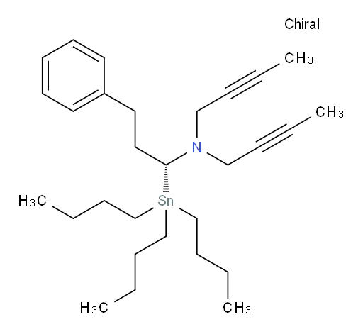 (R)-N-(but-2-yn-1-yl)-N-(3-phenyl-1-(tributylstannyl)propyl)but-2-yn-1-amine