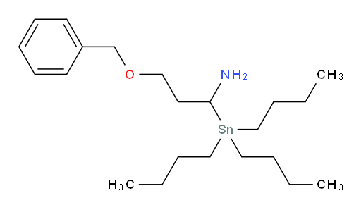 3-(苄氧基)-1-(三丁基锡基)丙-1-胺