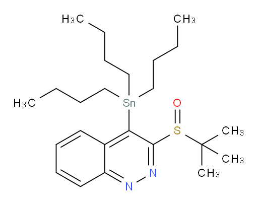 3-(tert-butylsulfinyl)-4-(tributylstannyl)cinnoline