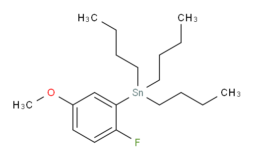 tributyl(2-fluoro-5-methoxyphenyl)stannane