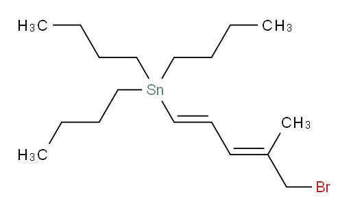 ((1E,3E)-5-bromo-4-methylpenta-1,3-dien-1-yl)tributylstannane