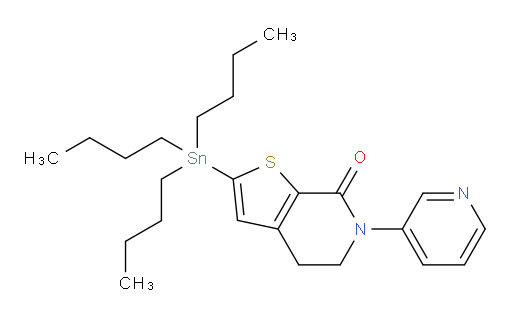 6-(pyridin-3-yl)-2-(tributylstannyl)-5,6-dihydrothieno[2,3-c]pyridin-7(4H)-one