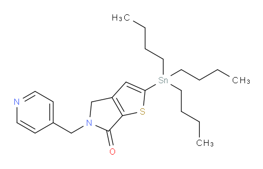 5-(pyridin-4-ylmethyl)-2-(tributylstannyl)-4H-thieno[2,3-c]pyrrol-6(5H)-one