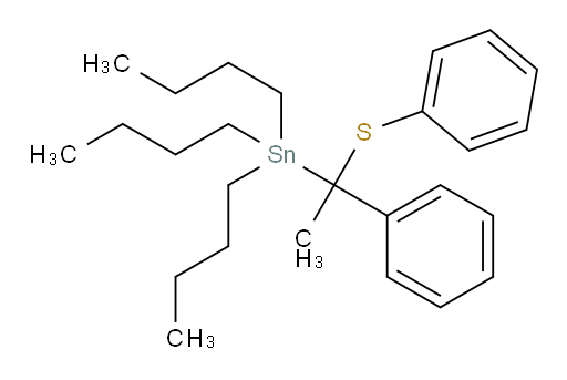tributyl(1-phenyl-1-(phenylthio)ethyl)stannane