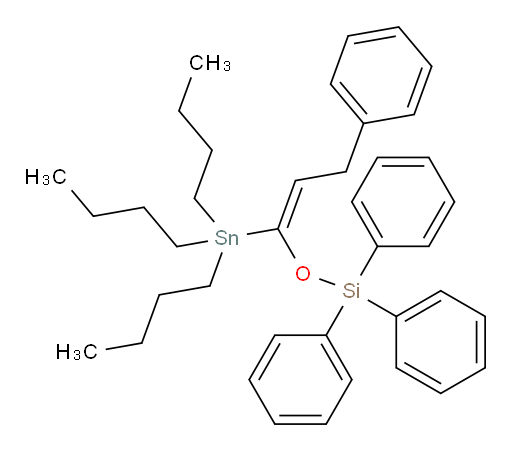 (E)-triphenyl((3-phenyl-1-(tributylstannyl)prop-1-en-1-yl)oxy)silane