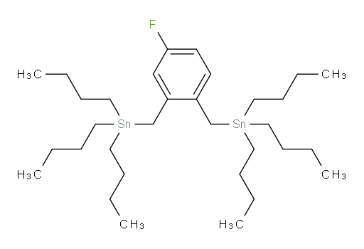 ((4-fluoro-1,2-phenylene)bis(methylene))bis(tributylstannane)