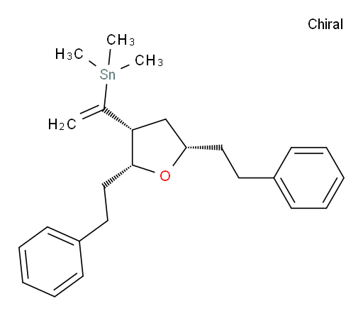(1-((2R,3R,5S)-2,5-diphenethyltetrahydrofuran-3-yl)vinyl)trimethylstannane