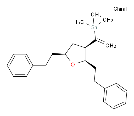 (1-((2R,3R,5S)-2,5-diphenethyltetrahydrofuran-3-yl)vinyl)trimethylstannane