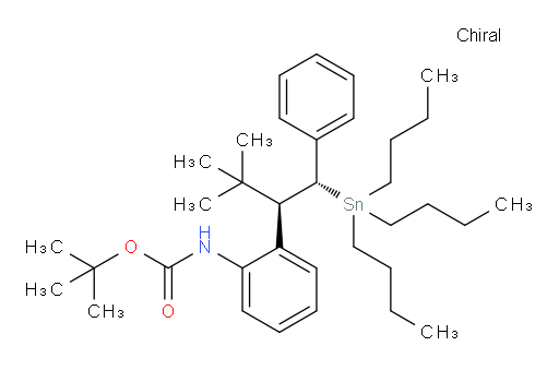 tert-butyl (2-((1R,2R)-3,3-dimethyl-1-phenyl-1-(tributylstannyl)butan-2-yl)phenyl)carbamate