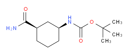 rac-tert-butyl N-[(1R,3S)-3-carbamoylcyclohexyl]carbamate
