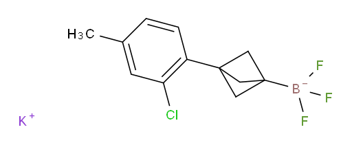 potassium [3-(2-chloro-4-methylphenyl)bicyclo[1.1.1]pentan-1-yl]trifluoroboranuide
