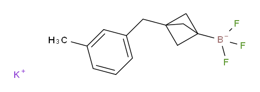 potassium trifluoro({3-[(3-methylphenyl)methyl]bicyclo[1.1.1]pentan-1-yl})boranuide