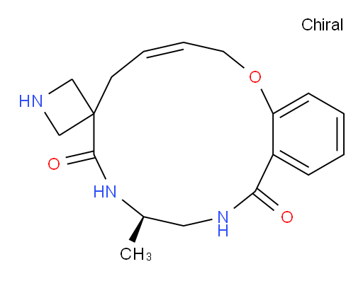 (3'E,9'R)-9'-methyl-2',5',7',8',9',10',11',12'-octahydrospiro[azetidine-3,6'-[1,8,11]benzoxadiazacyclotetradecin]-3'-ene-7',12'-dione