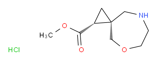 rac-methyl (1R,3S)-5-oxa-8-azaspiro[2.6]nonane-1-carboxylate hydrochloride