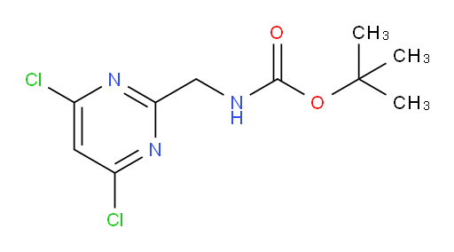 tert-butyl N-[(4,6-dichloropyrimidin-2-yl)methyl]carbamate