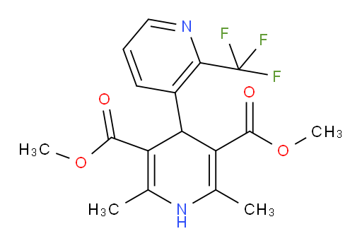 3',5'-dimethyl 2',6'-dimethyl-2-(trifluoromethyl)-1',4'-dihydro-[3,4'-bipyridine]-3',5'-dicarboxylate