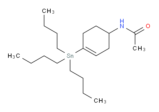 N-(4-(tributylstannyl)cyclohex-3-en-1-yl)acetamide