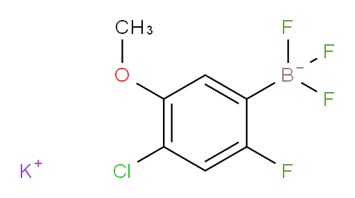 potassium (4-chloro-2-fluoro-5-methoxyphenyl)trifluoroboranuide