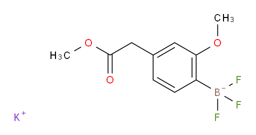 potassium trifluoro[2-methoxy-4-(2-methoxy-2-oxoethyl)phenyl]boranuide