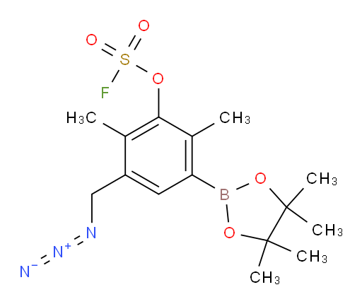 3-(azidomethyl)-2,6-dimethyl-5-(4,4,5,5-tetramethyl-1,3,2-dioxaborolan-2-yl)phenyl sulfurofluoridate