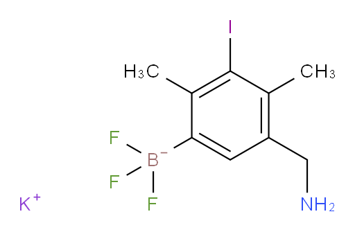 potassium [5-(aminomethyl)-3-iodo-2,4-dimethylphenyl]trifluoroboranuide