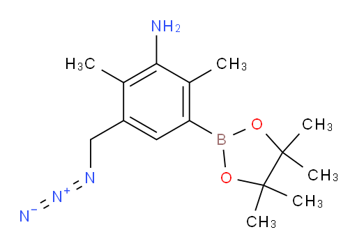 3-(azidomethyl)-2,6-dimethyl-5-(4,4,5,5-tetramethyl-1,3,2-dioxaborolan-2-yl)aniline
