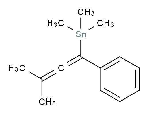 trimethyl(3-methyl-1-phenylbuta-1,2-dien-1-yl)stannane